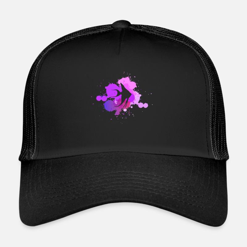 Fish Gift Aquarium Sea Scalar Beach Fish Trucker Cap