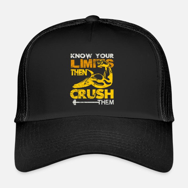 Know your Limits Muscle Building Motivation Trucker Cap