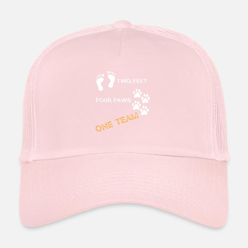 Equipe de sport avec chien Casquette trucker 