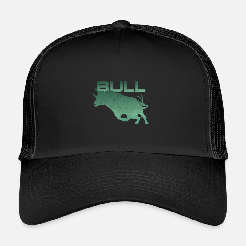 Silhouette de taureau Casquette trucker 