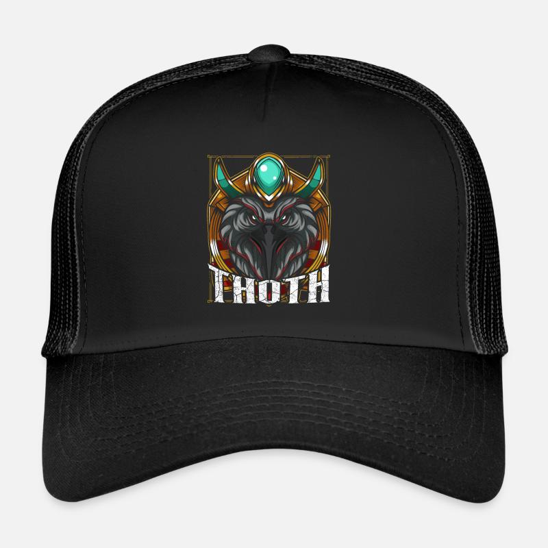 Thoth Thot dieu égyptien divinité ibis Casquette trucker 