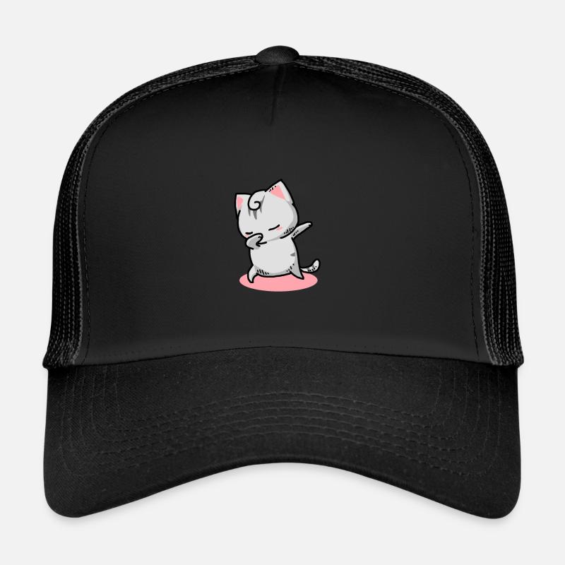 Katze Kawaii Dab Trucker Cap