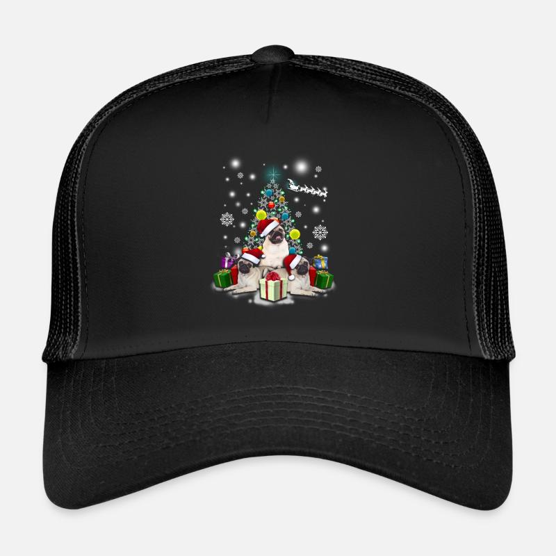 Mops Noël Casquette trucker 