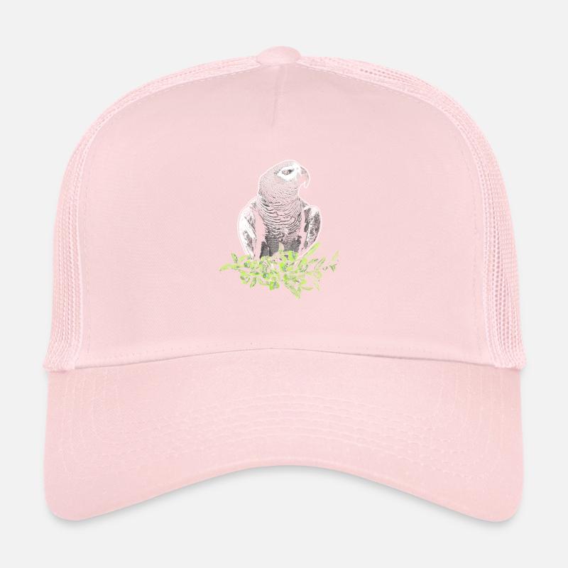 Perroquet gris perroquet Casquette trucker 