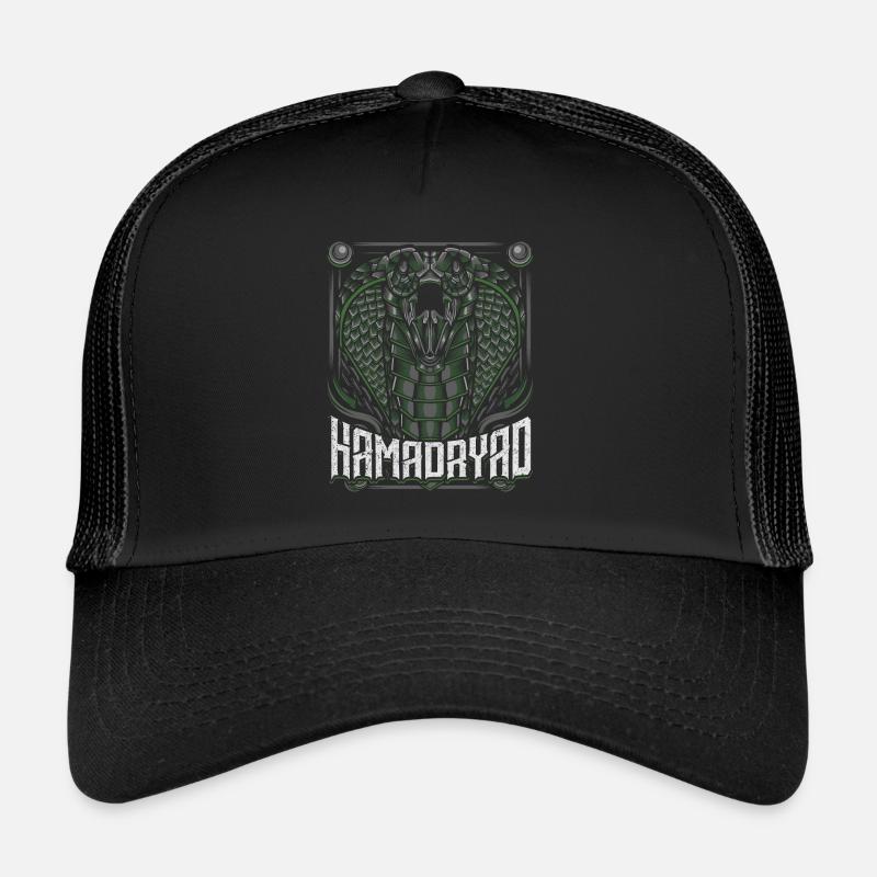 Serpent venimeux moderne serpent roi Cobra serpent Casquette trucker 