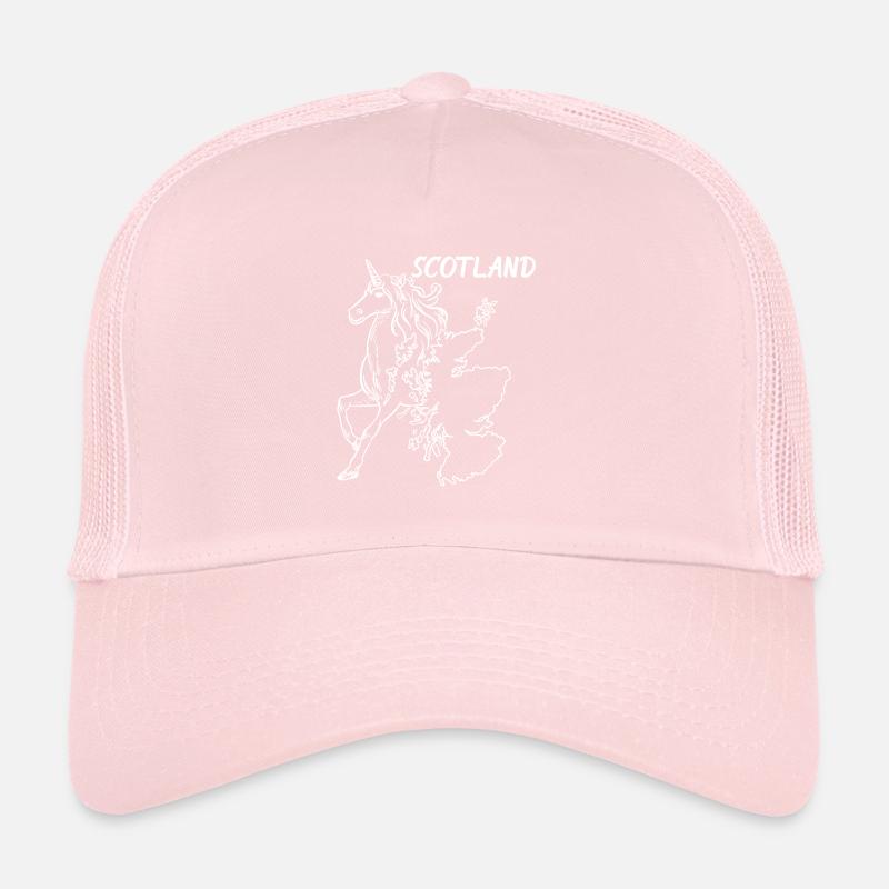 Ecosse Carte De Pays Et Licorne Casquette trucker 