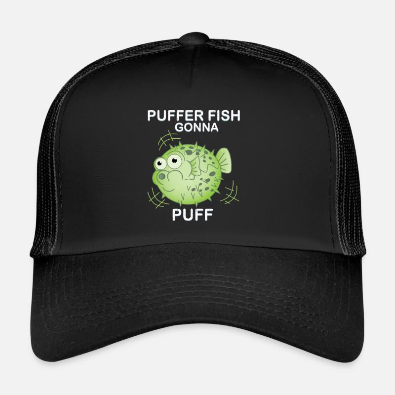 Puffer Fish va gonfler - chemise drôle de globefish Casquette trucker 