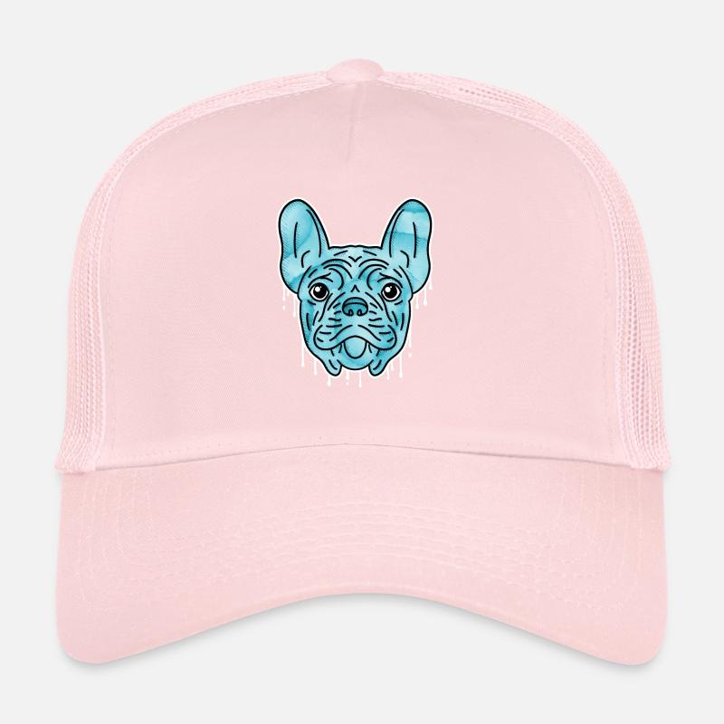 Bouledogue Français aquarelle Bouledogue Français Casquette trucker 