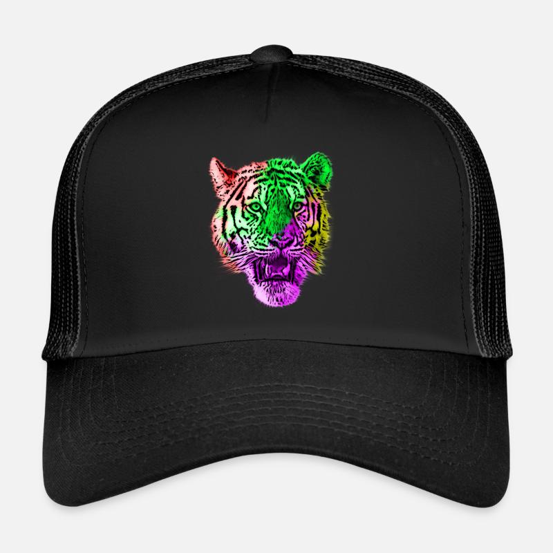 Tiger Tiere Tierrechte Trucker Cap