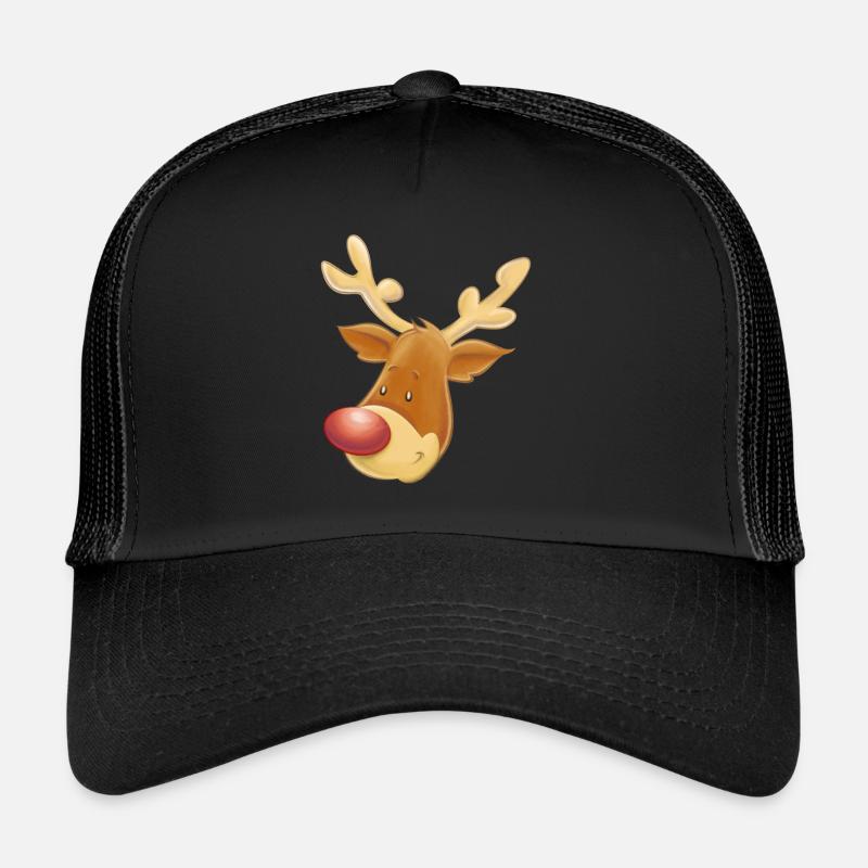 reindeer - Trucker Cap - black/black
