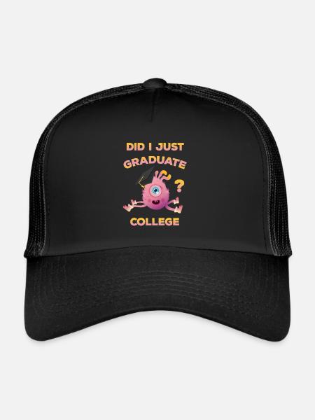 College Graduation 2018 Graduate drôle pour elle - Casquette trucker  - noir/noir