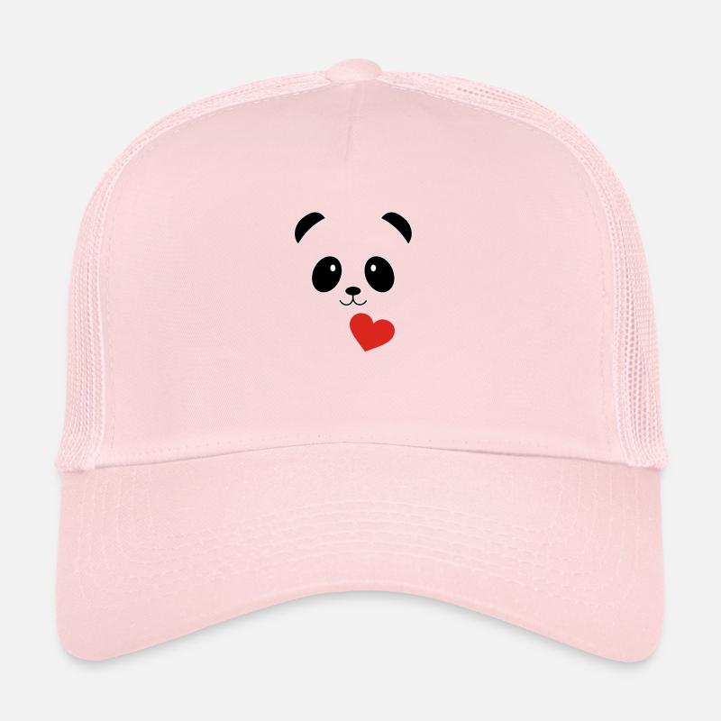 Panda Herz Geschenk Kinder funny lustig cool Trucker Cap