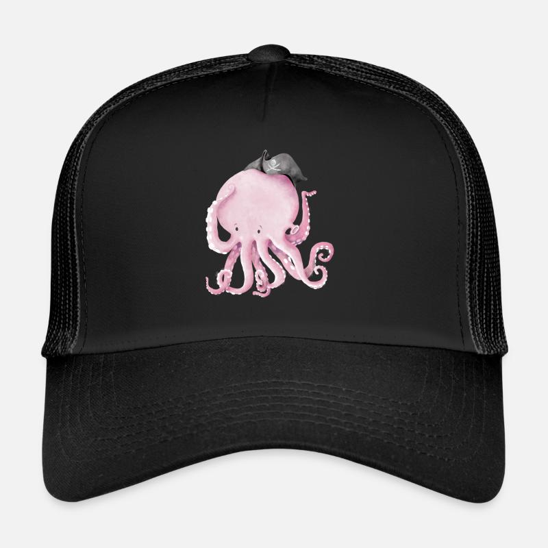 Captain Jack Octopus Trucker Cap