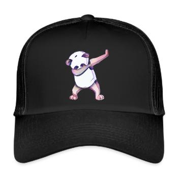 Panda - Casquette trucker  - noir/noir - Devant