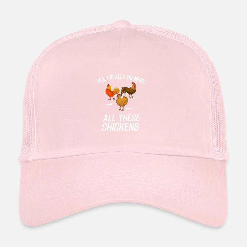 Poulet drôle de chemise de poulet Casquette trucker 