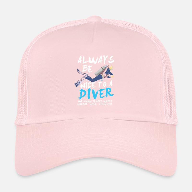Plongée : Plongeur Scuba Diver Cadeau Casquette trucker 