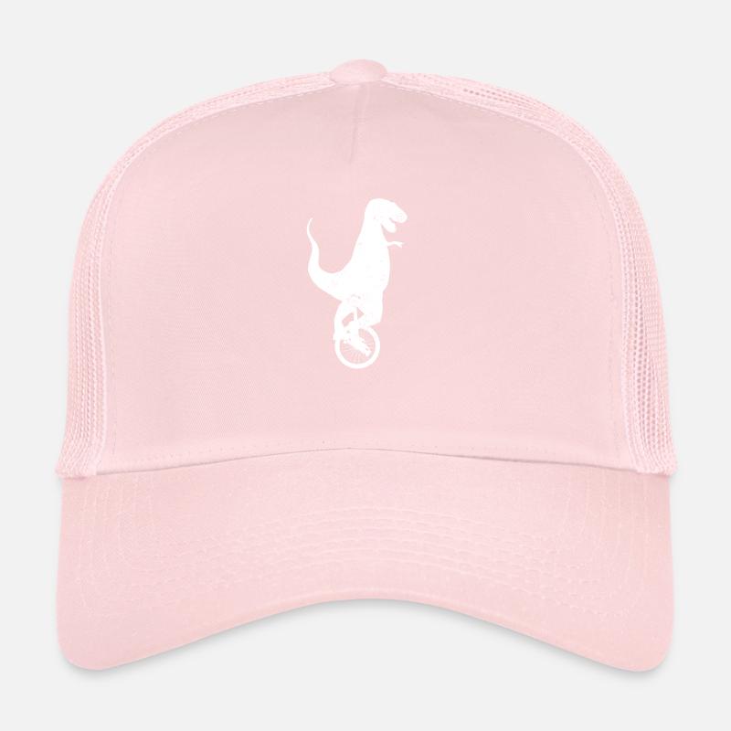Monocycle Dinosaur T-Rex Cadeau Casquette trucker 