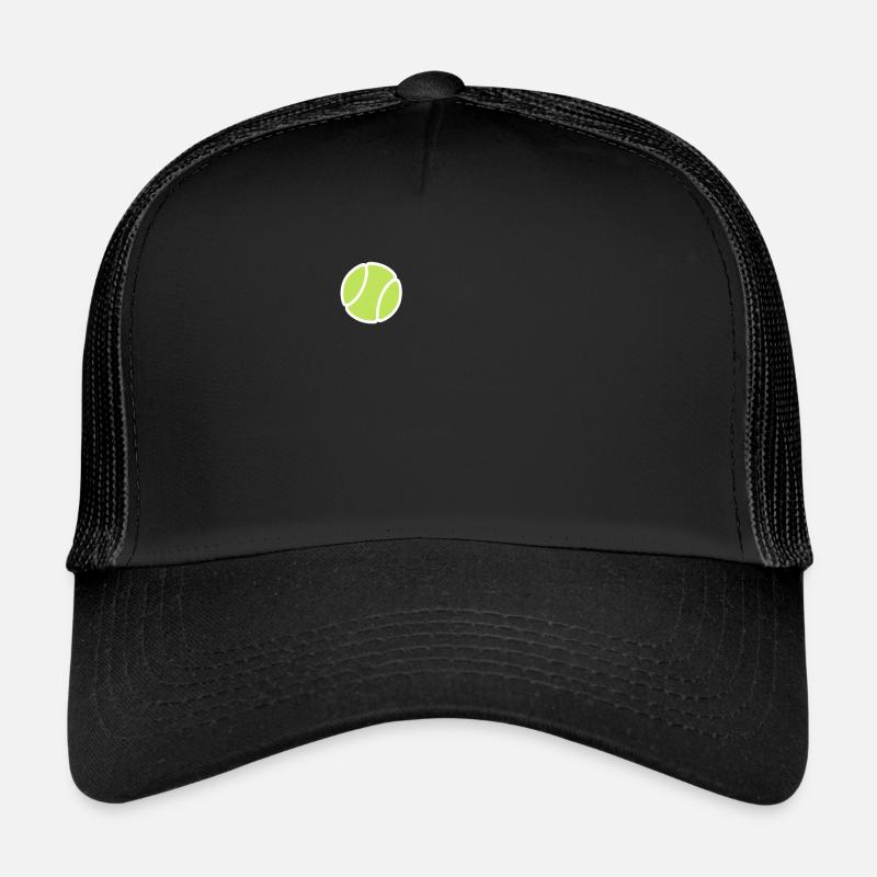 Tennis - Trucker Cap - Schwarz/Schwarz