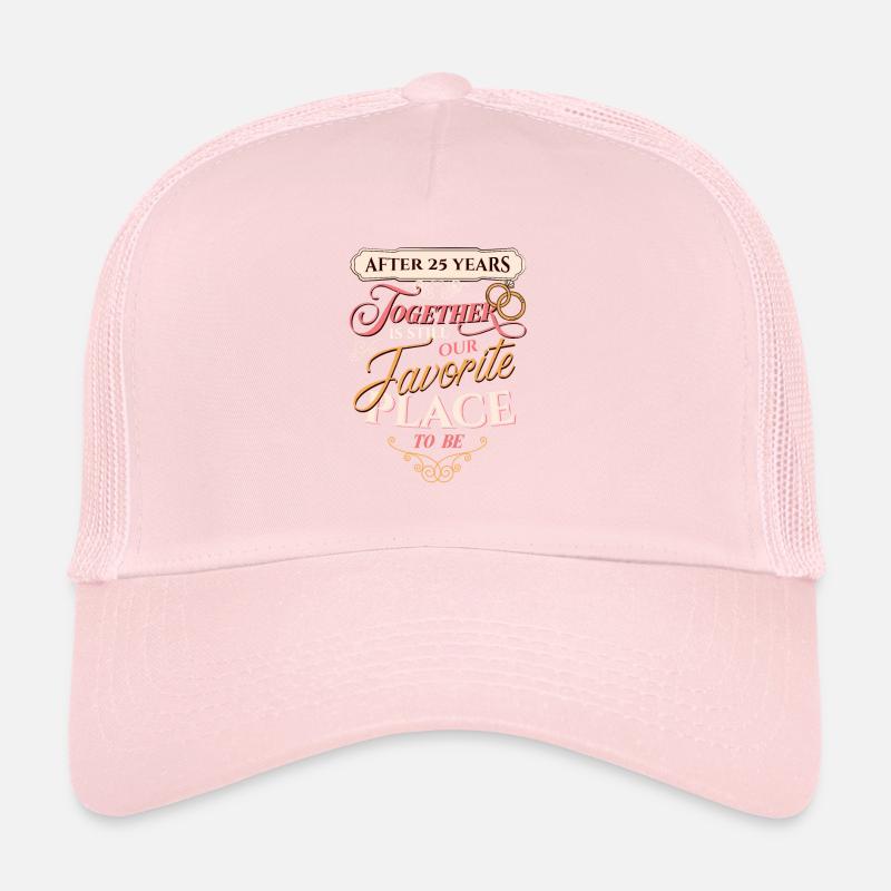 25e anniversaire de mariage après 25 ans passés ensemble Casquette trucker 