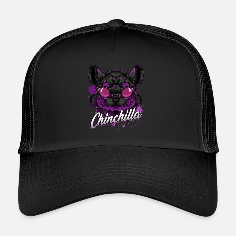 Trendy Chinchilla Cool Maus Sonnenbrille Geschenk Trucker Cap