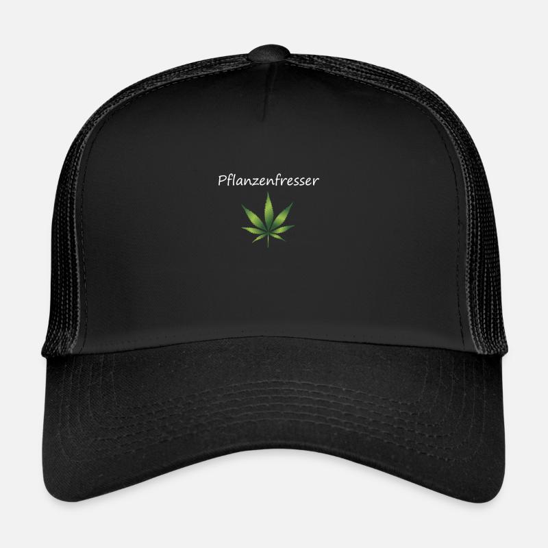 Pflanzenfresser - Geschenk Idee Cannabis / Hanf Trucker Cap