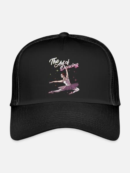 Ballet - Casquette trucker  - noir/noir - Devant