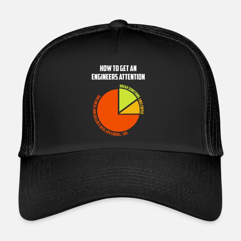 Idée cadeau ingénieur Casquette trucker 