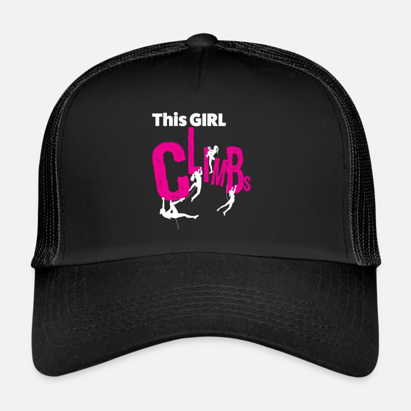 Escalader cette fille grimpe Casquette trucker 