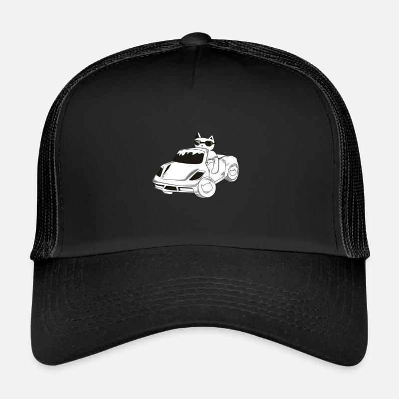 Chat dans la voiture / cadeau / idée cadeau Casquette trucker 