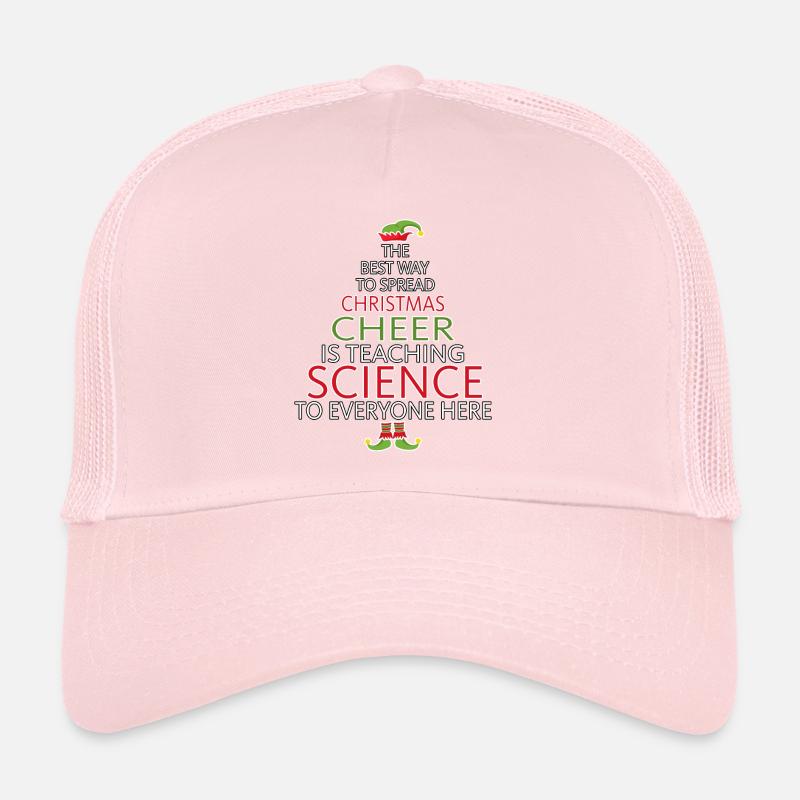 Science Teacher Gift Christmas Elf Trucker Cap