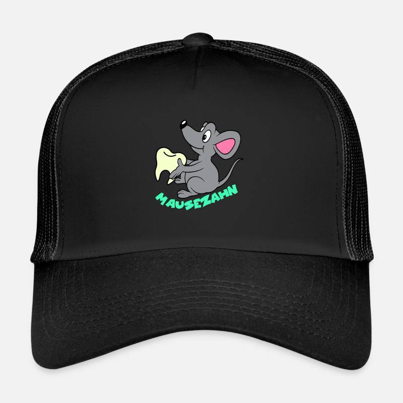 Mausezahn - Casquette trucker  - noir/noir