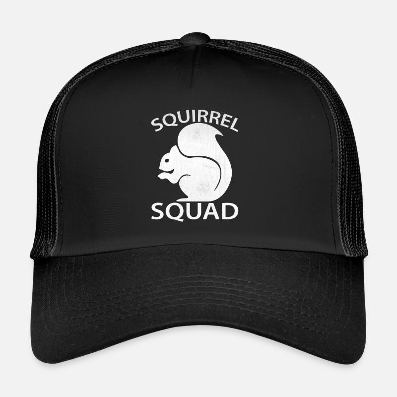 Squirrel Squad | Idée cadeau écureuil Casquette trucker 