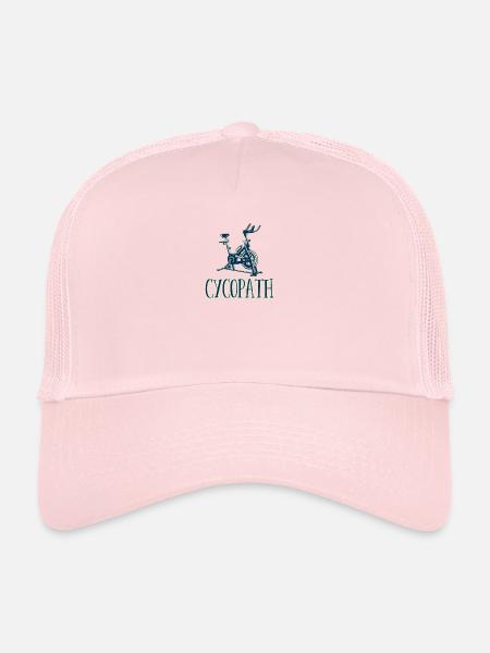 Spin Class Cycopath - Trucker Cap - pale pink - Front