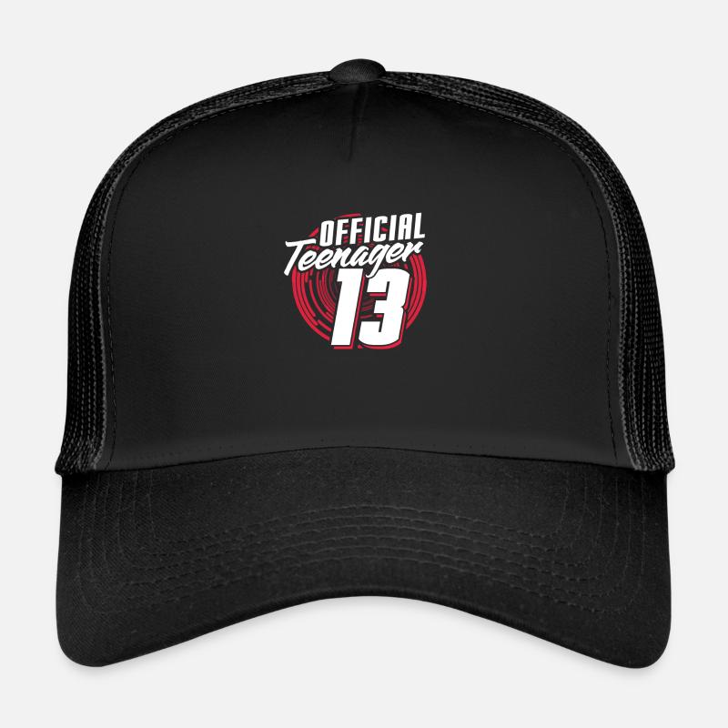 adolescent - Casquette trucker  - noir/noir