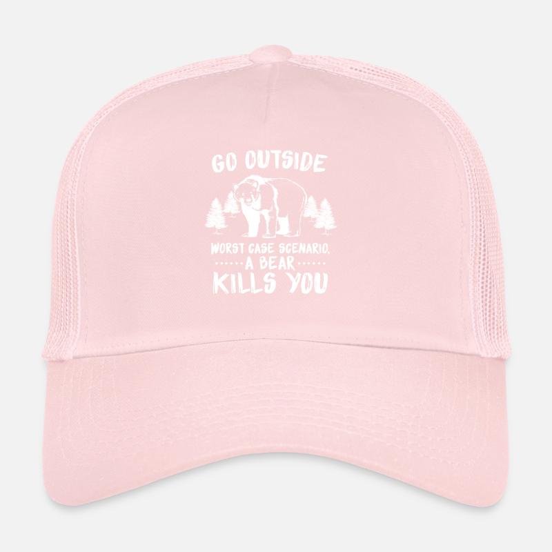 Cooler Bären Wald Spruch Trucker Cap
