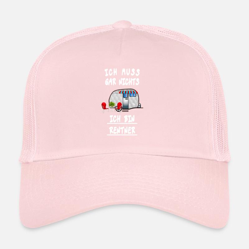 Campen Camping Camper Rentner Design Geschenk Idee Trucker Cap