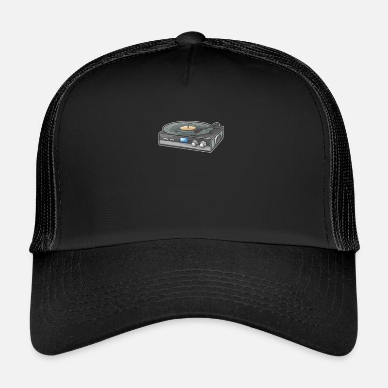 Tourne-disque vinyle vintage Casquette trucker 
