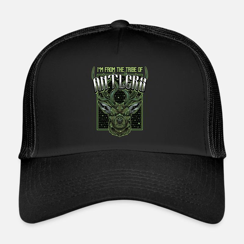 Modern Hirschkopf | Waldtier Rehbock Geschenkidee Trucker Cap