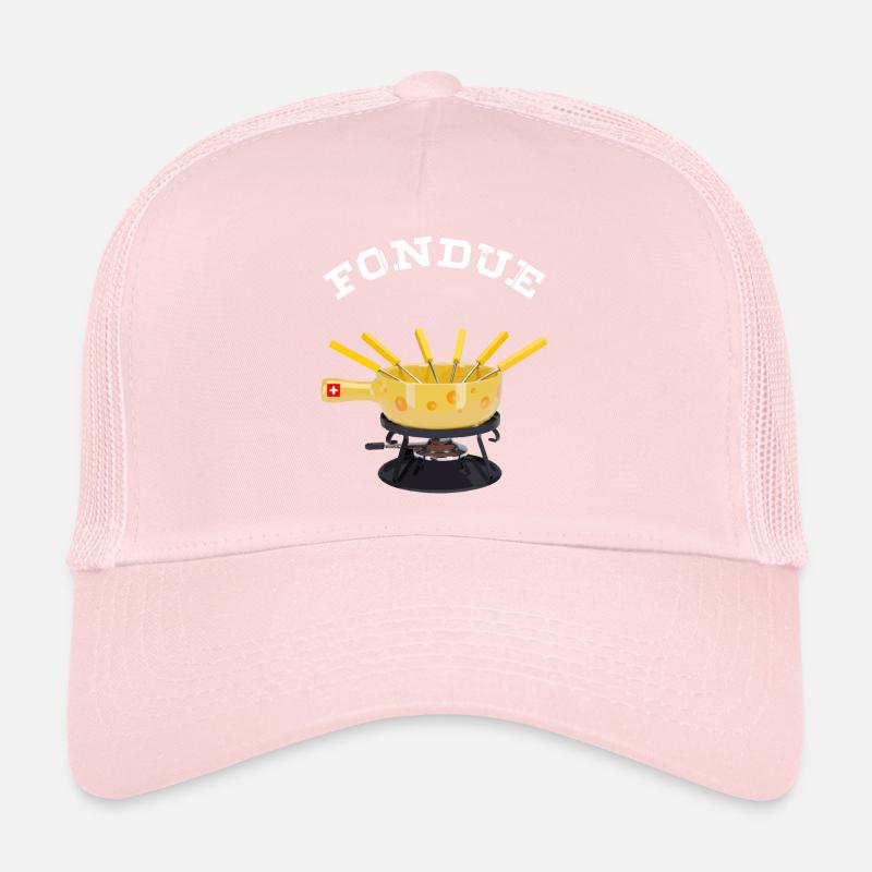 Fondue blanc Casquette trucker 