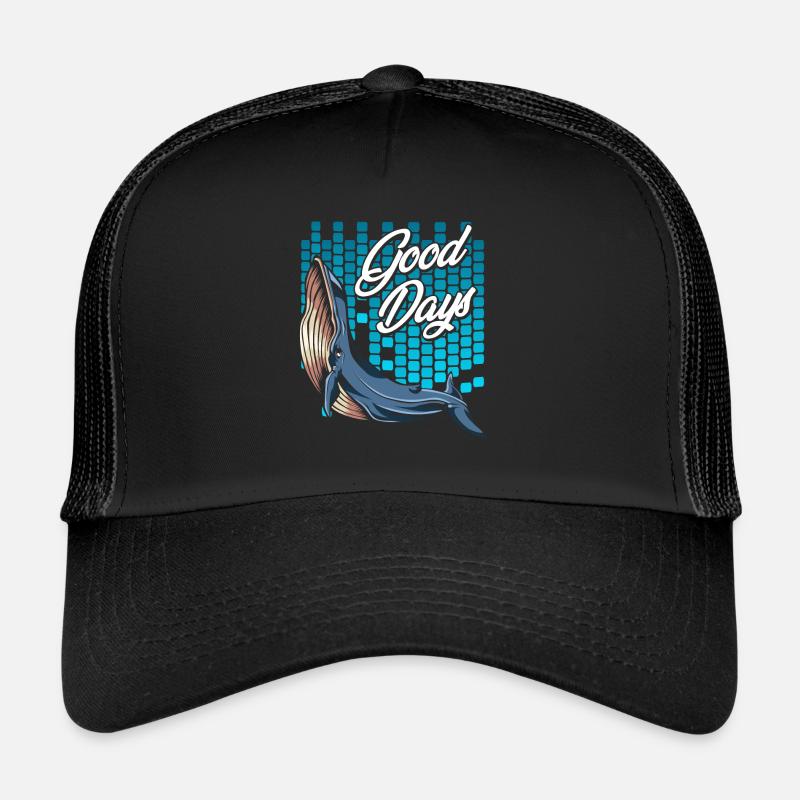 Walfisch - Trucker Cap - Schwarz/Schwarz