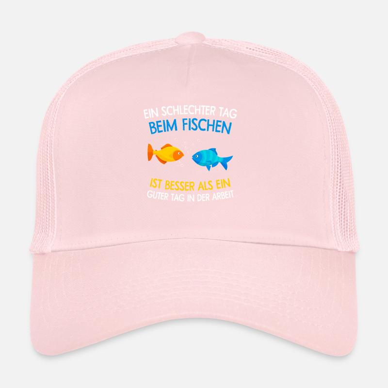 Lieber ein schlechter Tag beim Angeln Trucker Cap