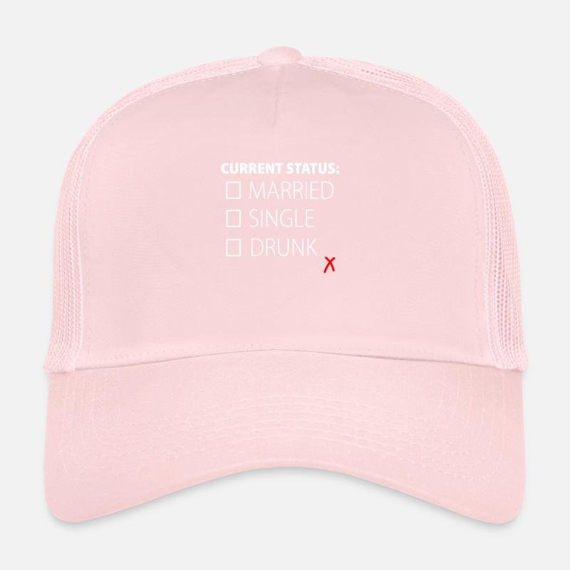 Alcool Beer Drunk Single Drôle Cadeau Casquette trucker 