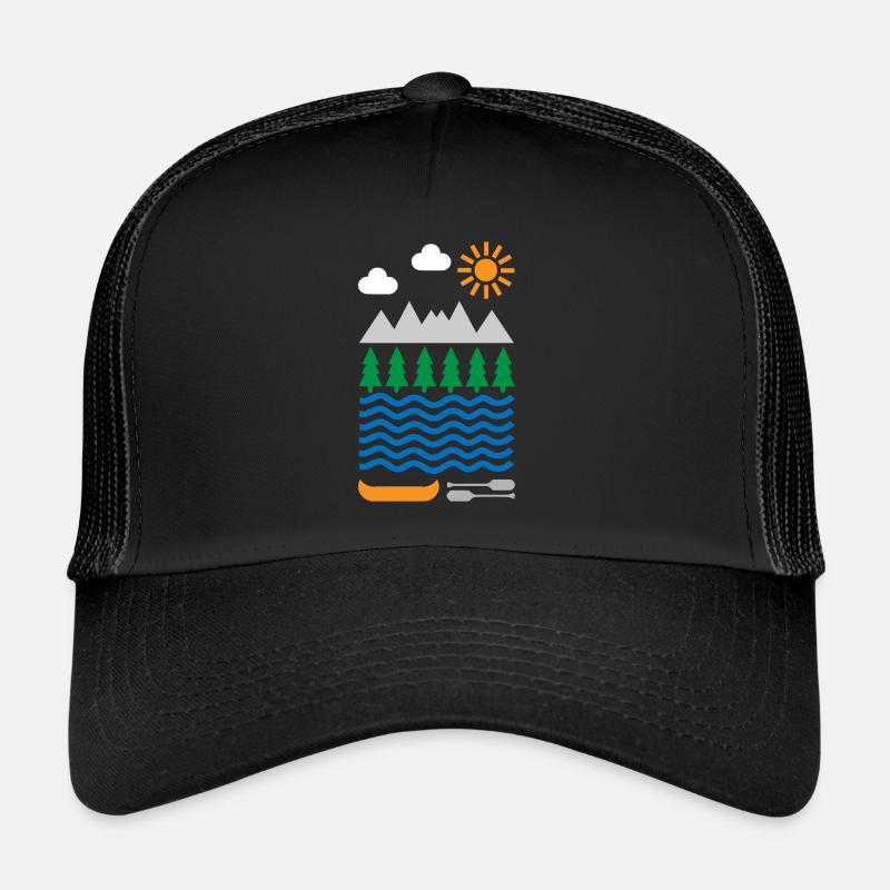 Kajak - Trucker Cap - Schwarz/Schwarz