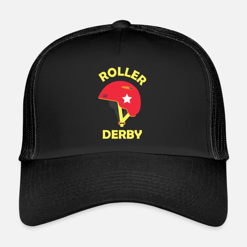 Roller derby - Trucker Cap - black/black