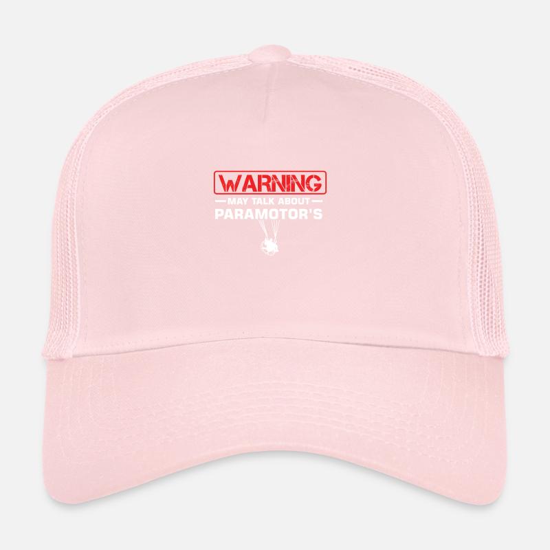 Warnung Paramotors PPG Paragliders Propeller Trucker Cap