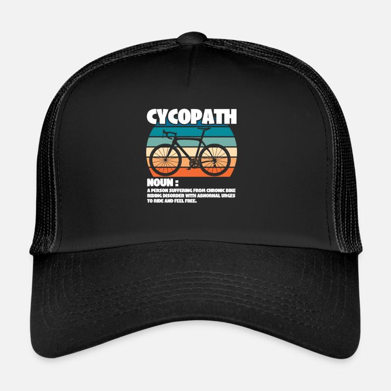 Cycliste cycliste Cycopath Nom Casquette trucker 