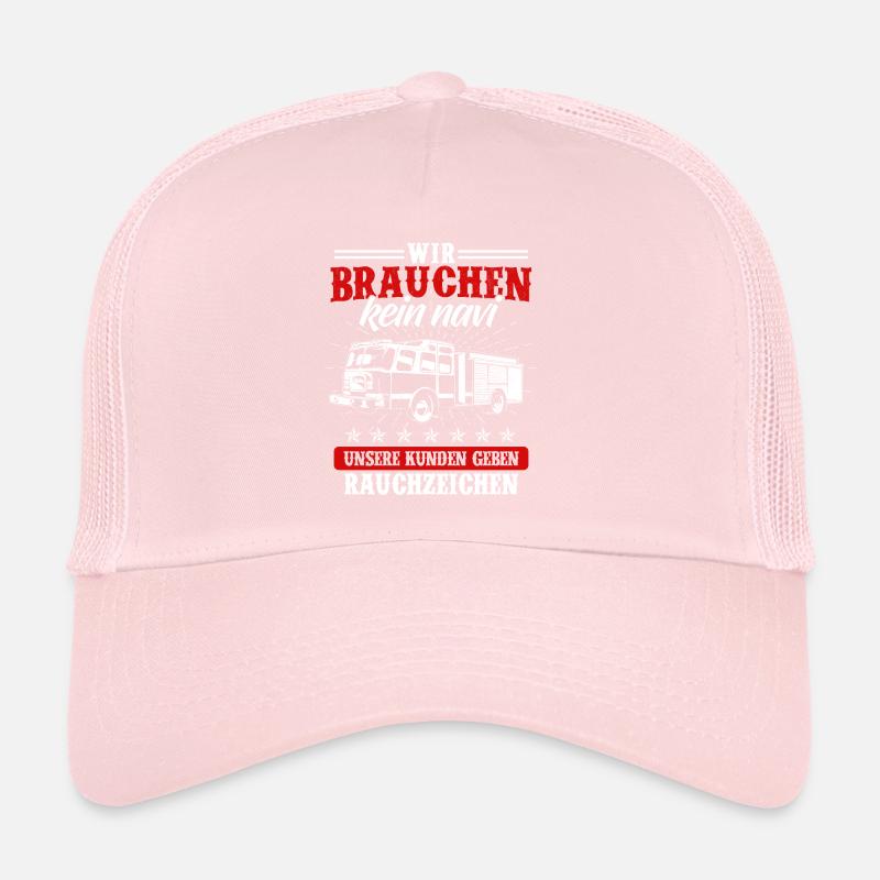 Volunteer fire brigade slogan Trucker Cap