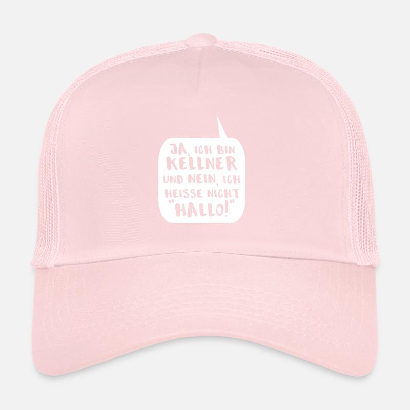 Kellner Gastronomie Gastro Spruch lustig Geschenk Trucker Cap