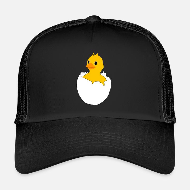 Poussins joyeux lapin de pâques Casquette trucker 
