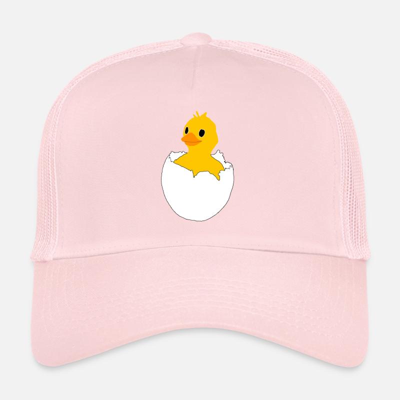 Poussins joyeux lapin de pâques Casquette trucker 